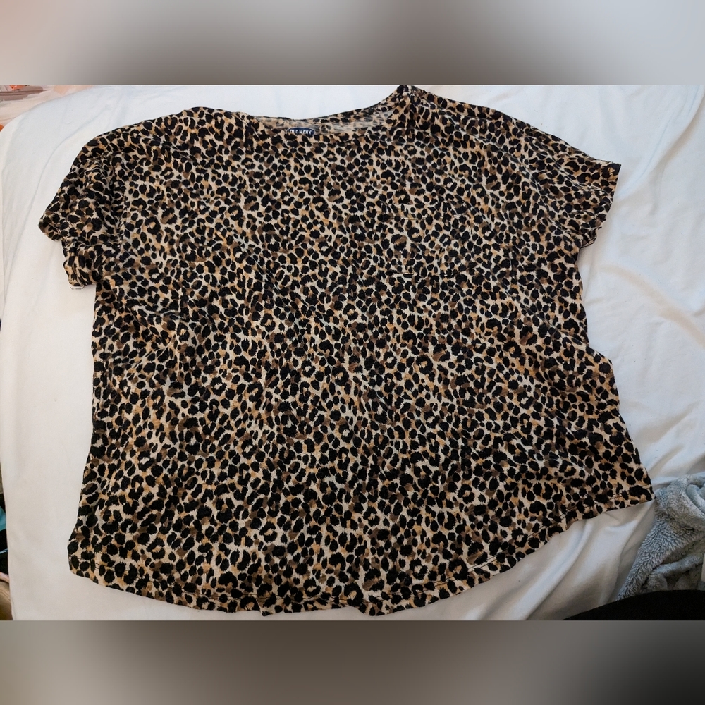 Animal print top!